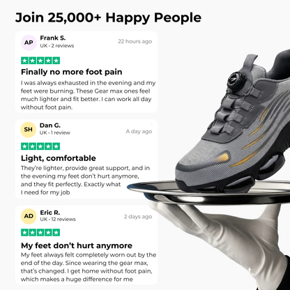 GEAR MAX ONE | Next-Gen S3 Safety Sneakers